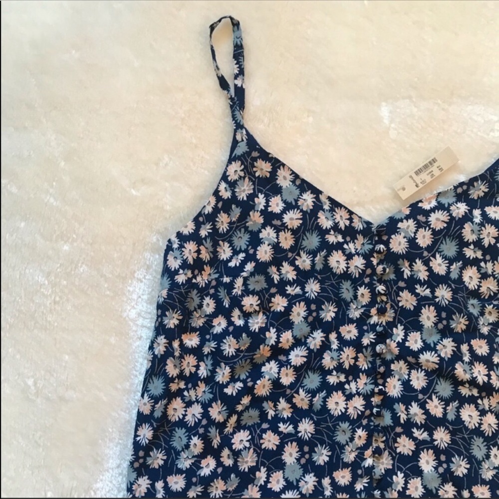 Madewell Button-Down Cami Top in French Floral - Picture 3 of 5